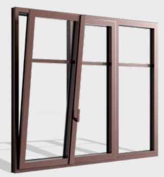 Fenêtre aluminium composée à impostes