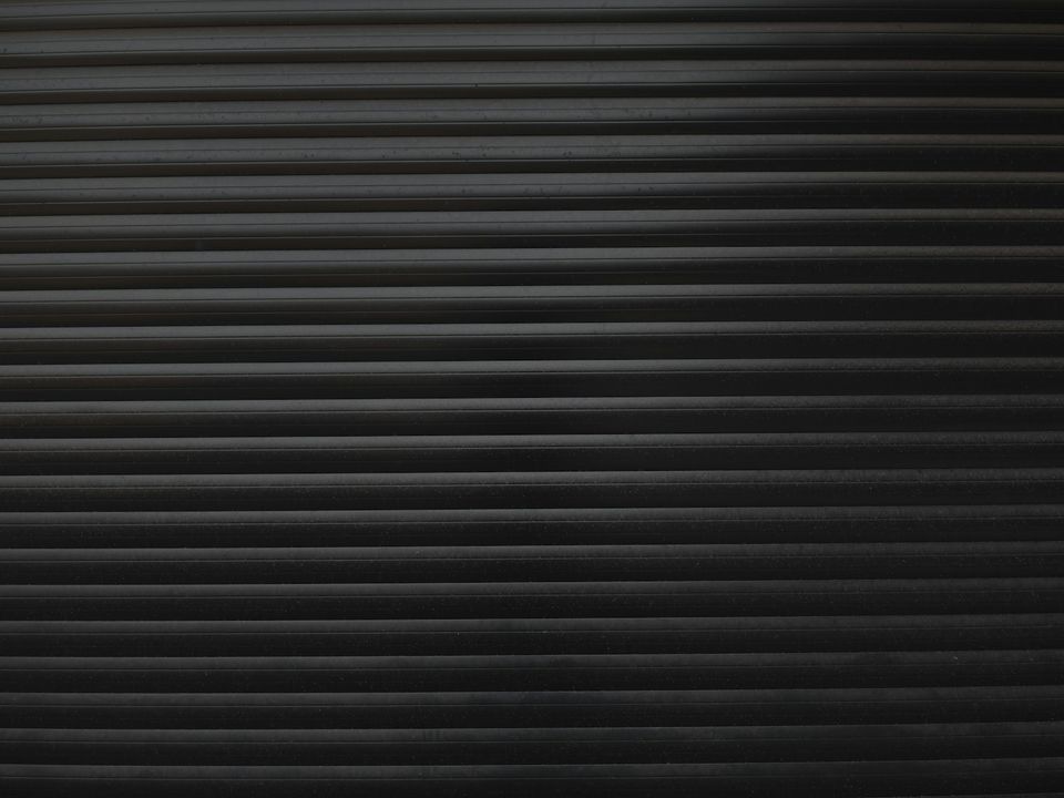 Tablier de volet roulant noir